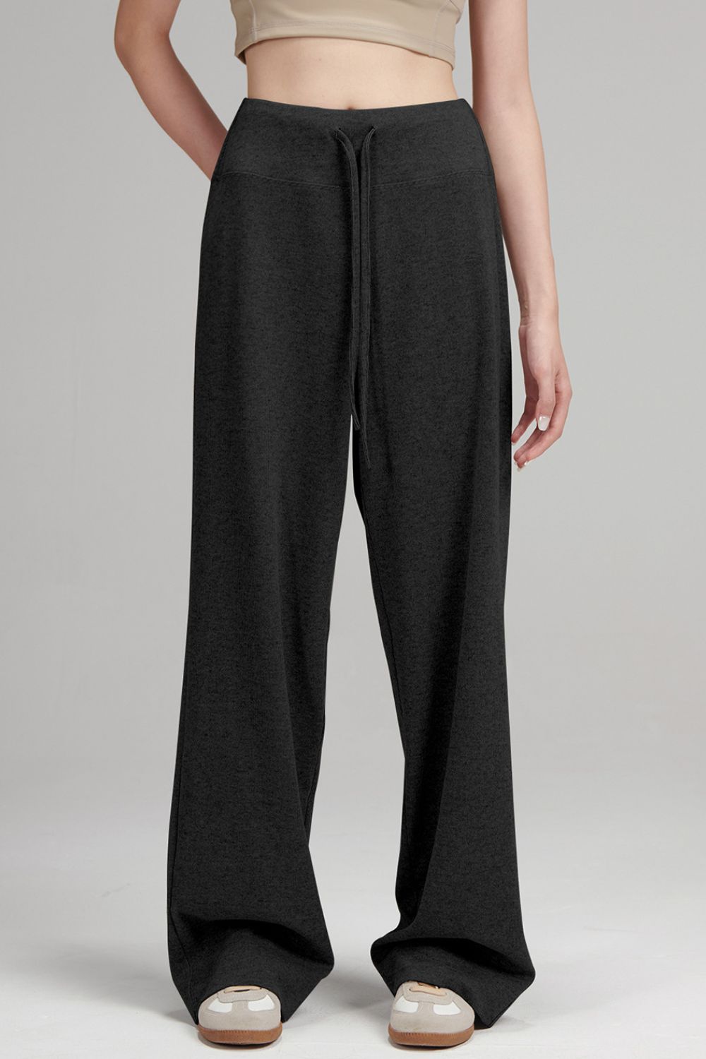 Basic Bae Drawstring Wide Leg Pants - Folded Express