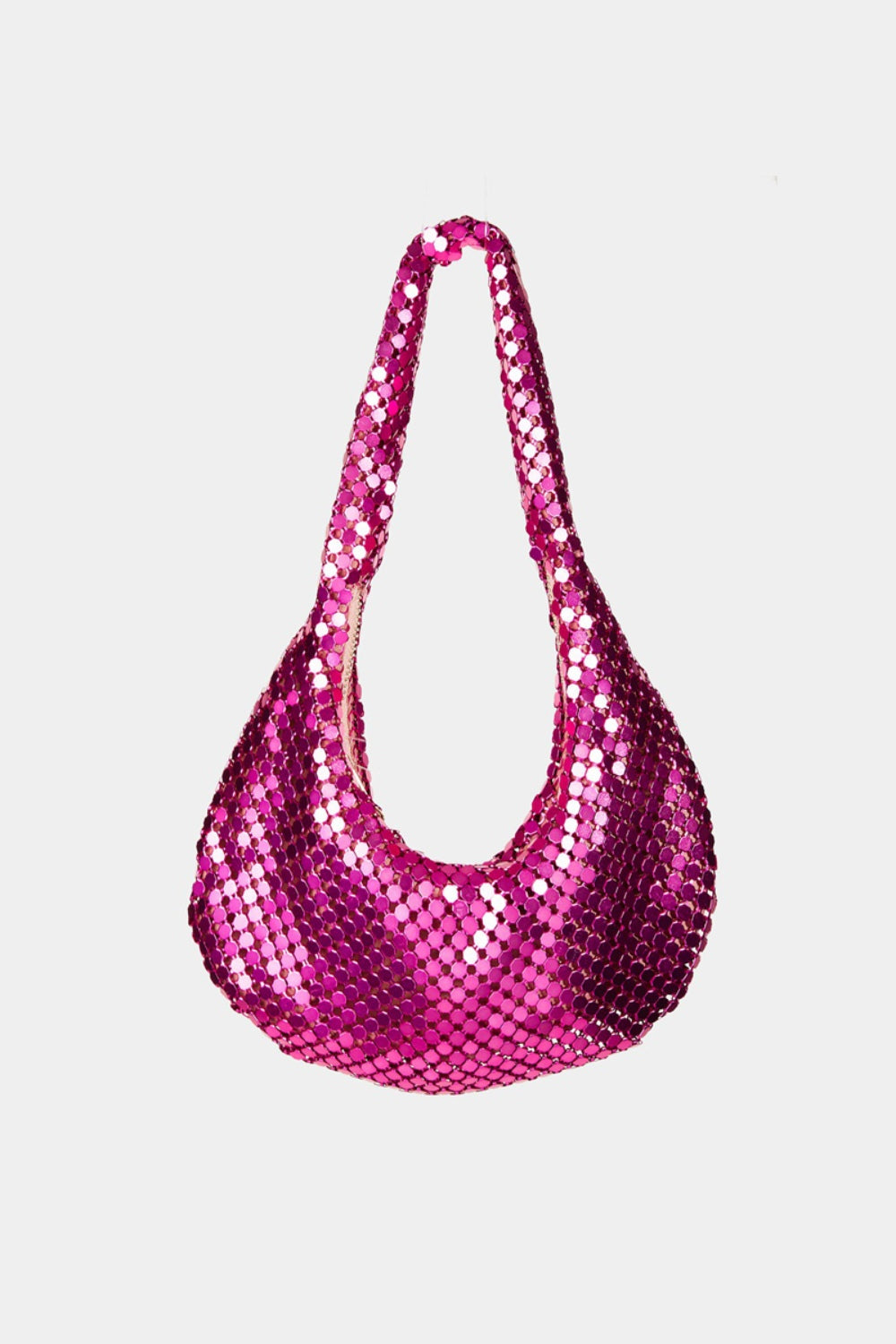 Fame Sequin Disc Handbag - Folded Express