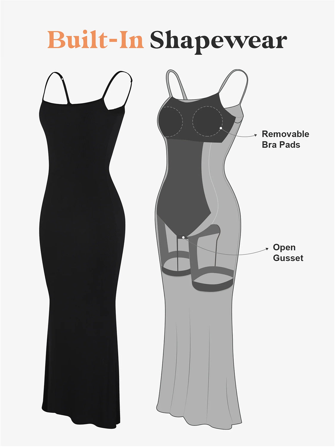 Basic Bae Built-In Shapewear Sleeveless Maxi Dress - Folded Express