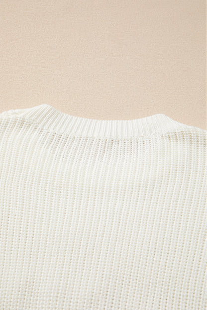 MERRY & BRIGHT Round Neck Sweater - Folded Express