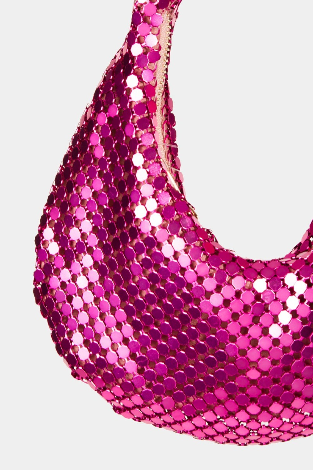 Fame Sequin Disc Handbag - Folded Express