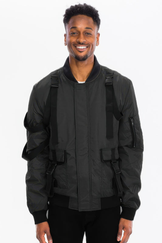 Mens Utility Strap Jacket