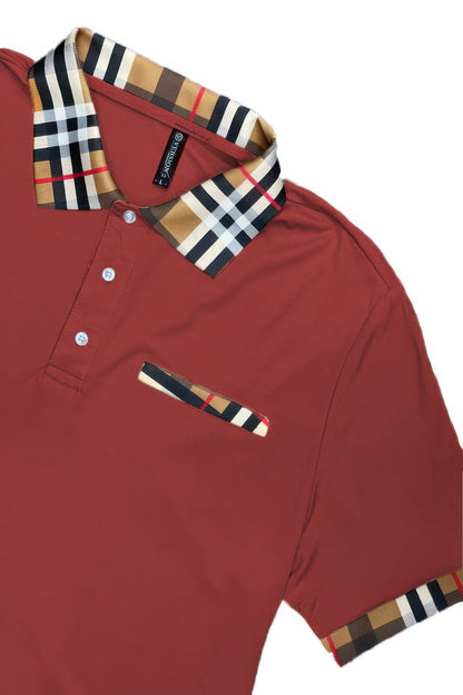 Checkered Plaid Short Sleeve Ploto Shirt