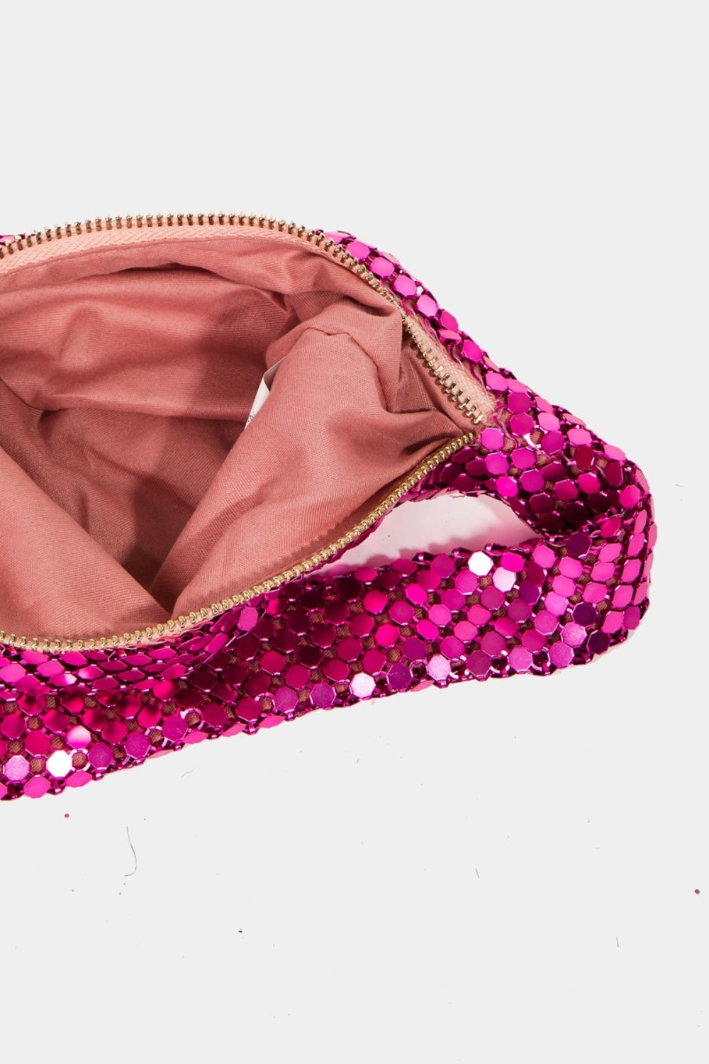 Fame Sequin Disc Handbag - Folded Express