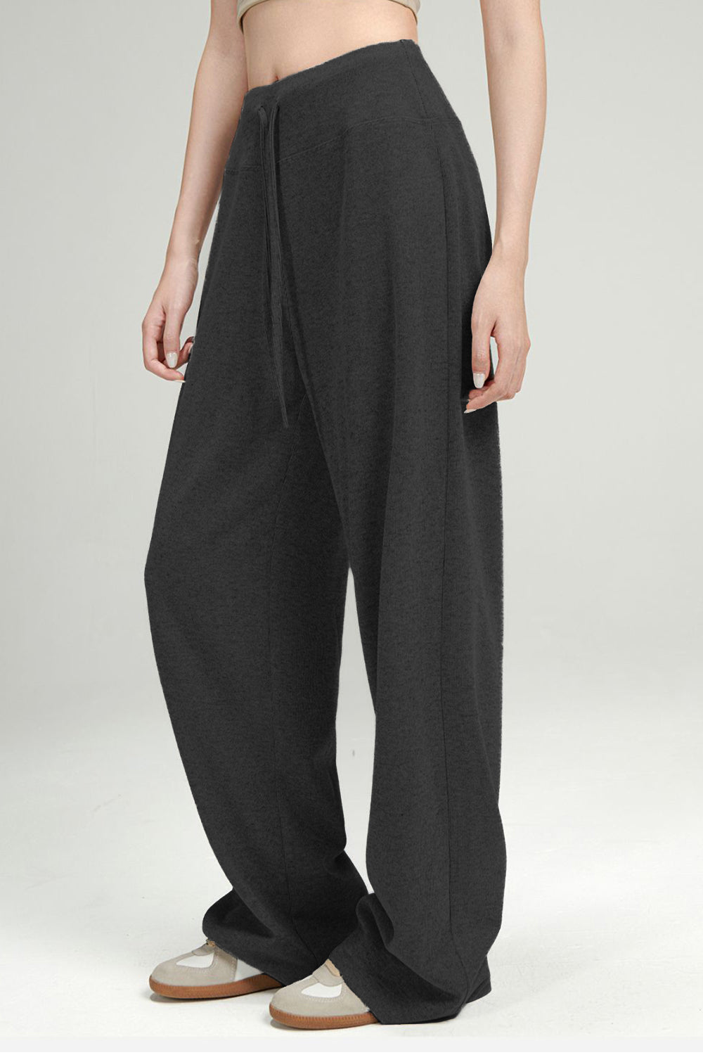 Basic Bae Drawstring Wide Leg Pants - Folded Express