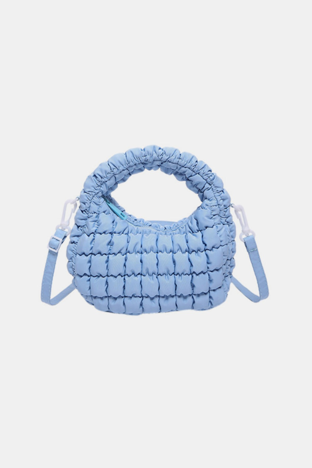 Quilted Puffy Removable Strap Crossbody Bag - Folded Express