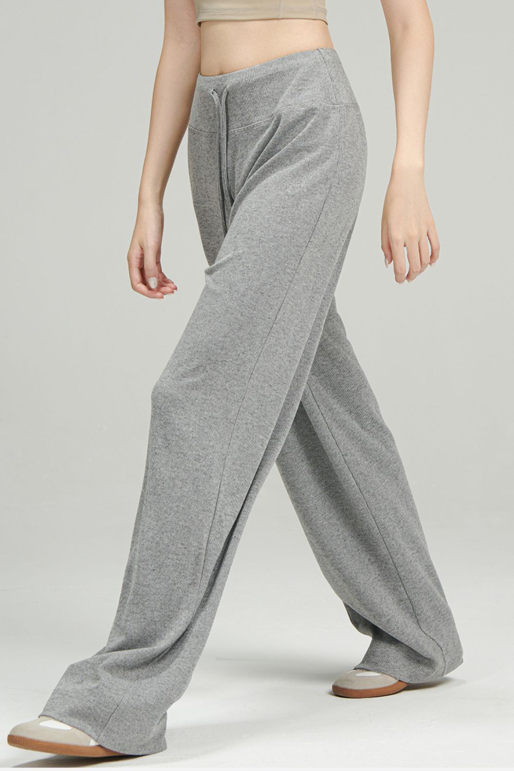 Basic Bae Drawstring Wide Leg Pants - Folded Express