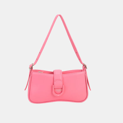 David Jones PU Leather Shoulder Bag - Folded Express